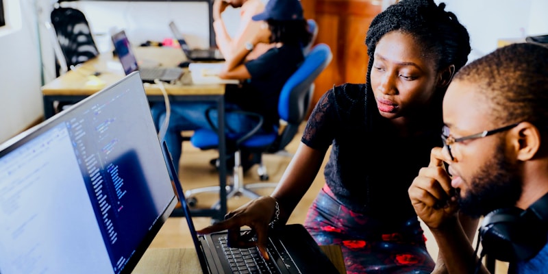 Designer building resilient digital products on screen